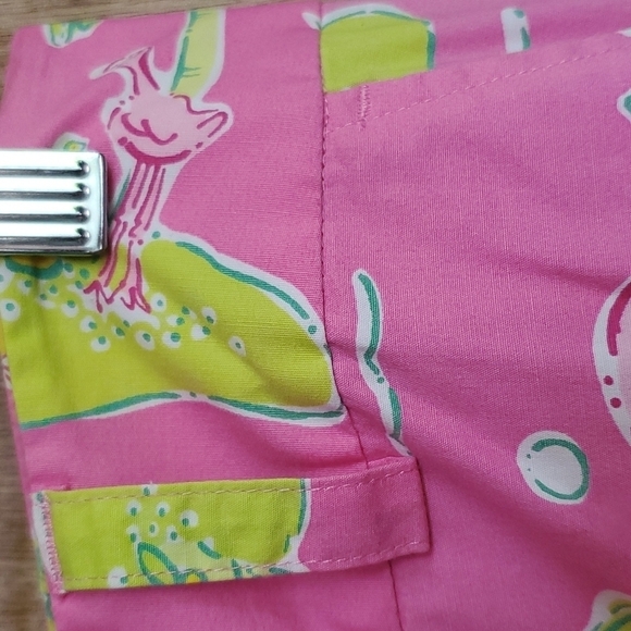 Lilly Pulitzer golf bell bottom pants 6 flamingos on the green - Picture 3 of 4